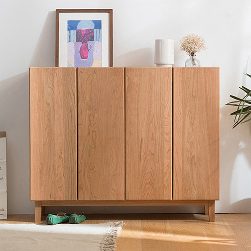 Armoire de rangement pour chaussures Nordic, Brun