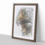 The Fierce Tiger in Abstract - Picture Frame Graphic Art Print-55737608-55737609