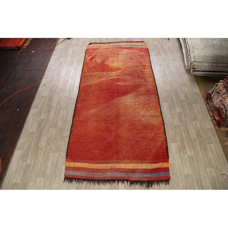 Tapis oriental tribal antique marocain 6 x 14