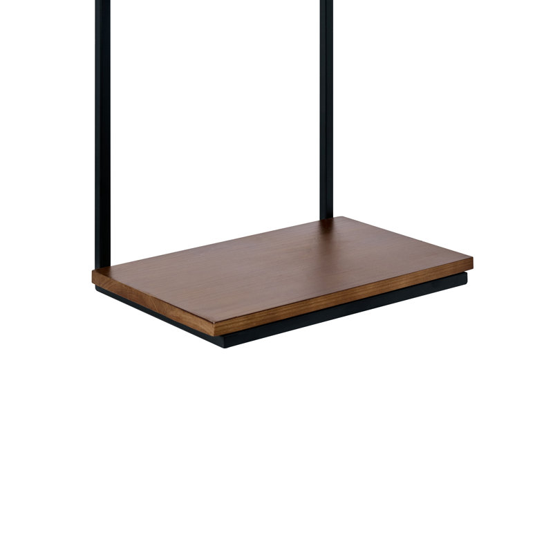 2 Piece Solid Wood Bracket Shelf