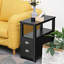 Trail 60cm W Manufactured Wood Bedside Table