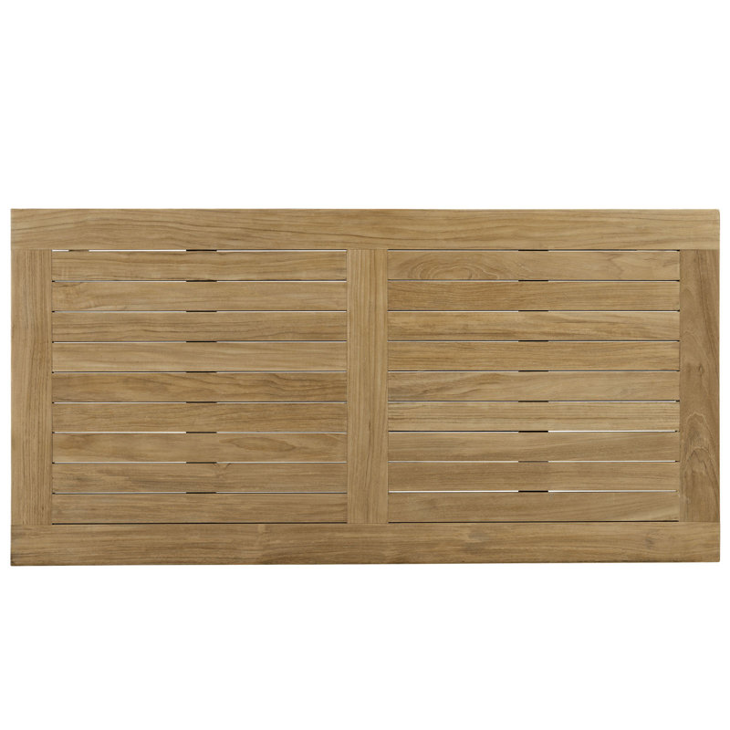 Marina Natural Teak Wood Outdoor Patio Coffee Table