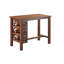 Ensemble de table de bar en acacia brossé 3 pièces Pembertly Row