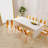 Indoor And Outdoor Chair, Modern Striped Color Block With Waterproof PP Seat And Sturdy Metal Legs, Vibrant White, Orange
