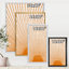 Soleil, art mural sur toile, impression graphique minimaliste orange - Orange Sun Print III-59706909-115844699-116161349
