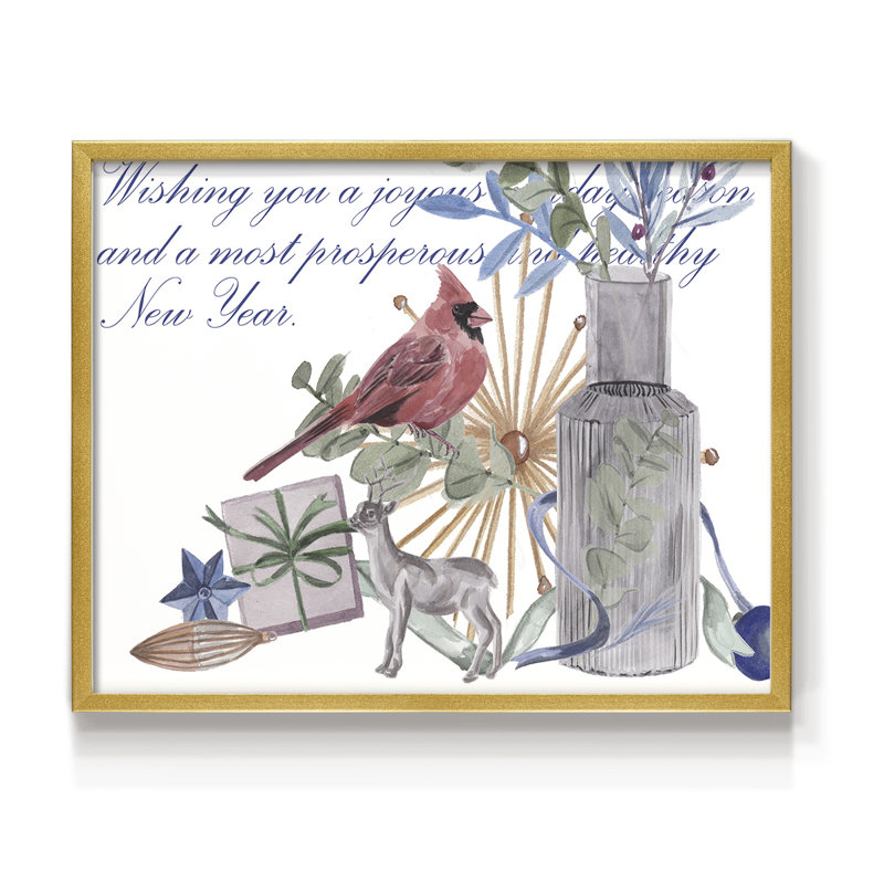 Collection Warm Wishes, impression encadrée A, H 8 po x l 10 po