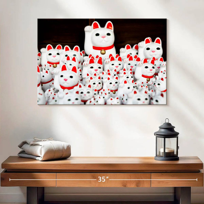 Kerner Lucky Cat Temple, 8" H x 12" W