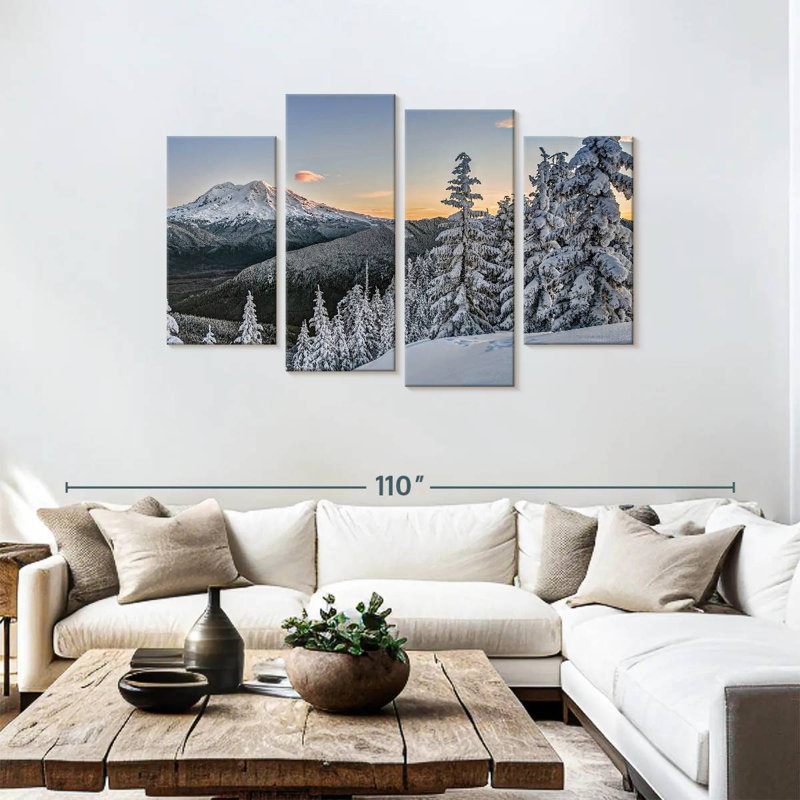 Alvord Mount Rainier Sunrise, H 48 po x l 75 po