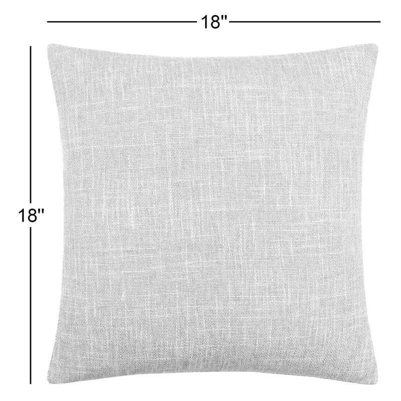Coussin Danwood, 18 po x 18 po, Orange brûlé, Inférieur