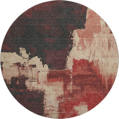 Premium Machine Washable Celis AMF1332 Abstract Rug