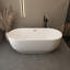 Baignoire de trempage autoportante en acrylique 67 po