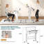 Adjustable Metal Base Computer Desk-1592677744