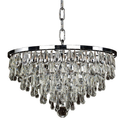 Lustre à plusieurs niveaux 6 lumières unique Henke