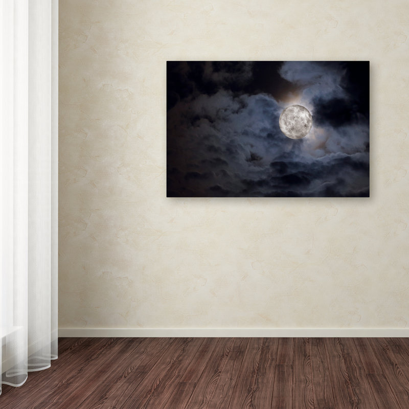 «Joden Supermoon» par Jason Shaffer, reproduction de photo sur toile tendue, H 16 po x l 24 po x P 2 po