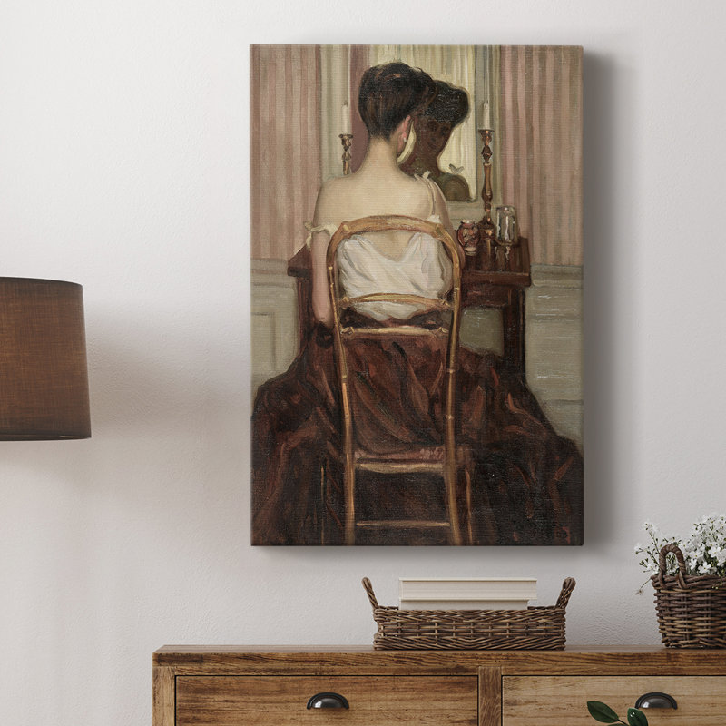Impression de portrait rétro Lxxiii - galerie tendue Cavas, H 48 po x l 32 po