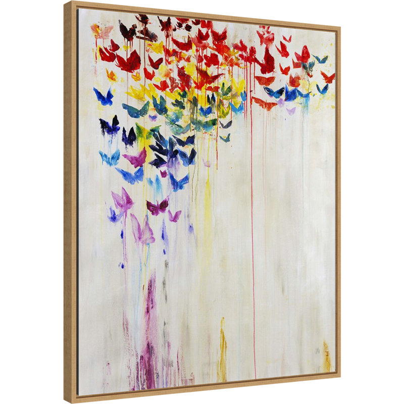 Red Barrel Studio® Butterfly Spectrum II Framed On Canvas by Jodi Maas ...