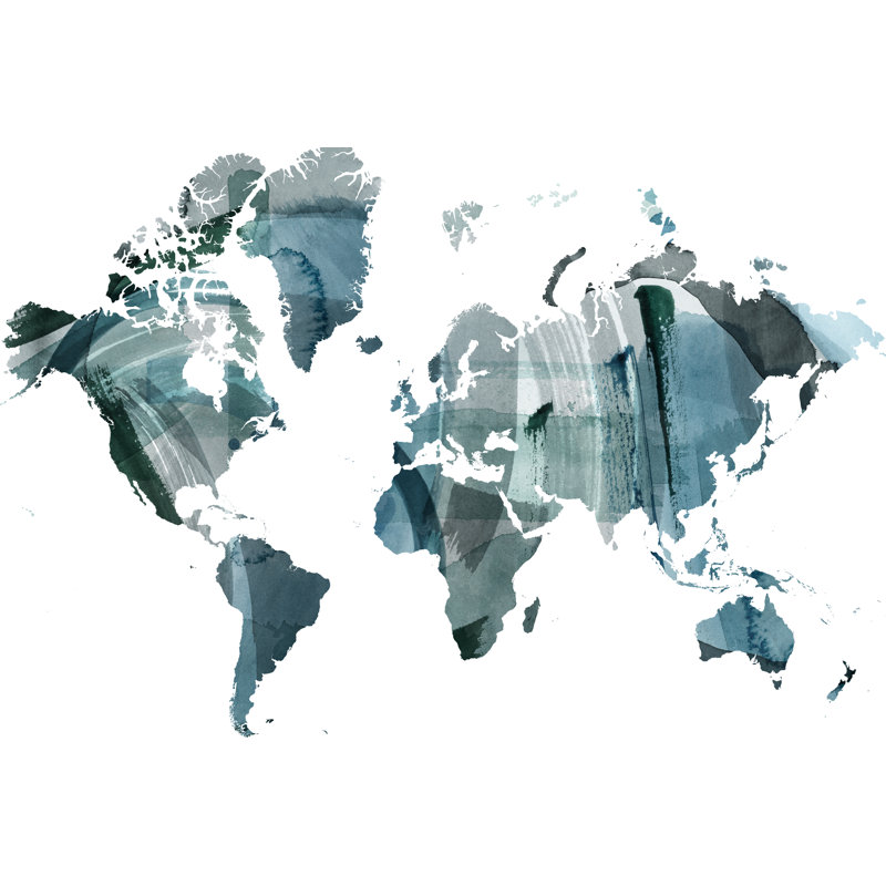 «World Wash» par Grace Popp - impression sur toile tendue, H 24 po x l 36 po