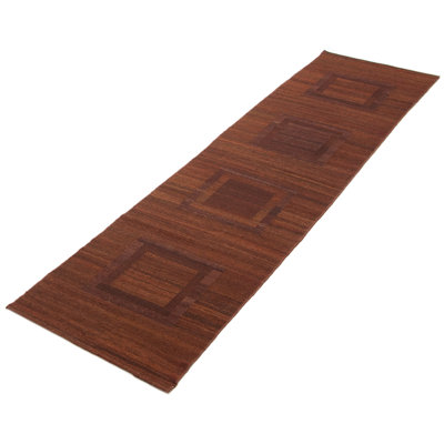 Tapisserie naturelle brune Kilim 2 pi 8 po x 10 pi 11 po