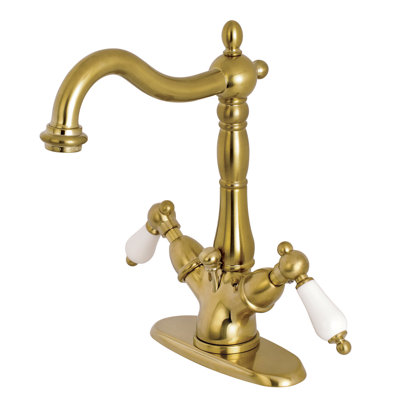 Robinet de salle de bain à fixation sur comptoir à deux ou trois trous Kingston