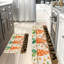 Ensemble de 2 tapis de cuisine carottes et lapins