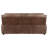 Worthington Dark Brown Padded Arm Sofa