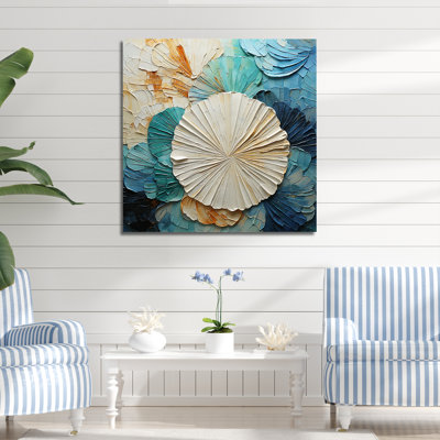«Coastal Mosaic Seacreatures» sur toile