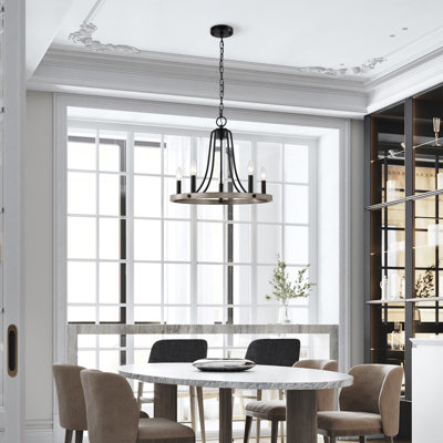 Lustre style campagnard 21 pouces avec 5 lumières Ultan