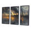 Ensemble d'œuvres murales gris et charbon I - Power Plants-107195765-107195749