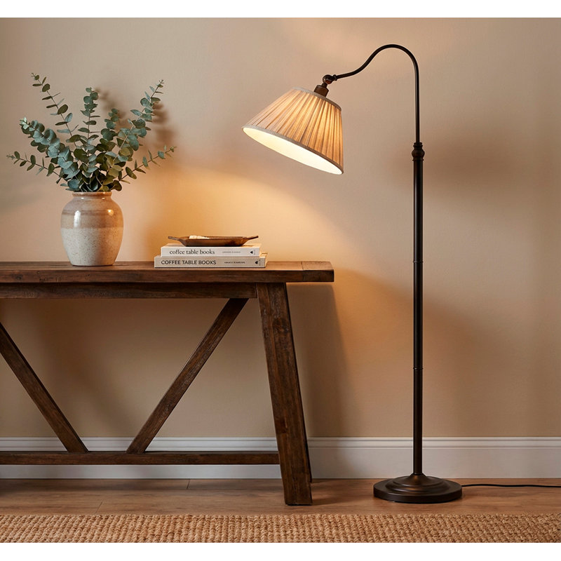 Lampe sur pied Shiloh, Noir