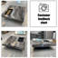 Table basse carrée en acier inoxydable-73053048