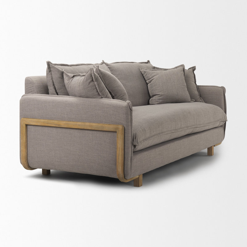 Tatianya Upholstered Sofa, Flint Gray