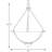 Karla 3 - Light Antique Bronze Unique/Statement Pendant