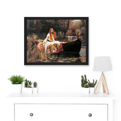 Waterhouse The Lady Of Shalott by John William - Single Picture Frame Print