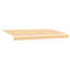 Tissu de remplacement pour auvent vidaXL - jaune et blanc 129,92 po x 76,77 po-114017572-114017576