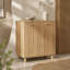Armoire à linge inclinable avec panier amovible, rangement pour le linge dissimulé, unité de rangement pour le linge de salle de bain, support de rangement autoportant pour la maison