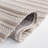 Martha Stewart Cotton Striped Rug in Taupe/Cream-73725239