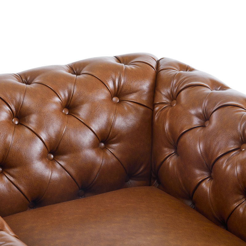Fauteuil club pivotant Chesterfield