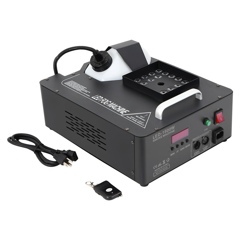 1500W Fog Smoke Machine for Party with Wireless Remote Controller