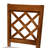 Aizlee Cross Back Side Chair in Brown/Grey