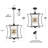 Jankidas 6 - Light Sputnik Geometric Chandelier
