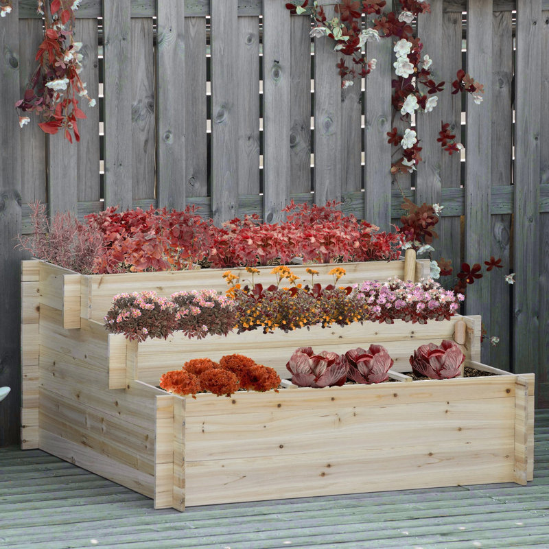 Ahto Wood Raised Garden Bed