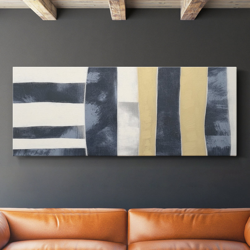Abstract Series 9 #XI-Wide Gallery Wrapped Canvas, 12" H x 30" W