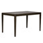 Ensemble de table rectangulaire 4 personnes Paulina avec chaises rembourrées grises-36504914