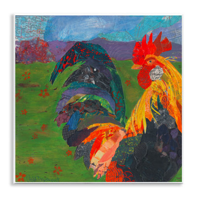 «Expressive Farm Rooster» par Violet Davenport