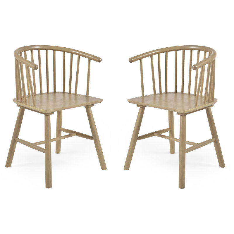 Neena 45cm H Spindle Side Chair in Brown