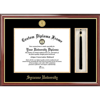 Evyonne Brown Wood Embossed Shadow Box Picture Frame with Mat
