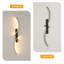 Black 100cm Modern LED Wall Light Black