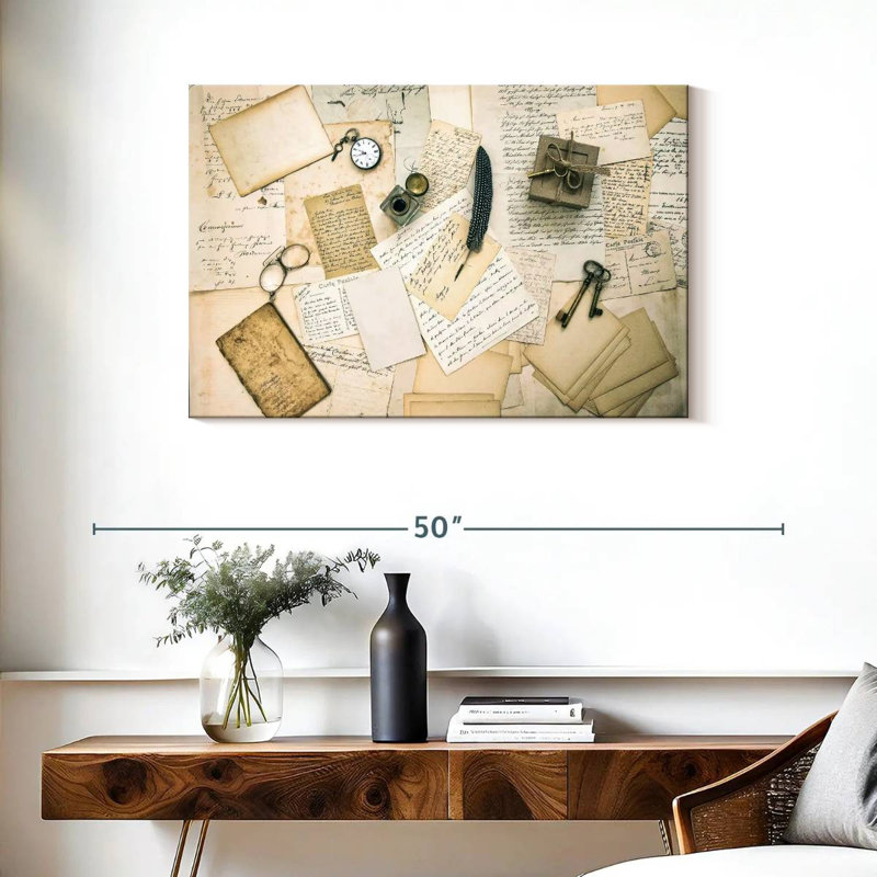 Senne Antique Letters, 24" H x 36" W