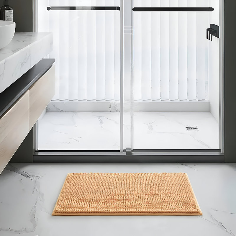 Sylvin Non-Slip Indoor Door Mat, Beige, 40cm W x 60cm L