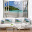 Tapisserie «Open Window to Calm Seashore»-28508255
